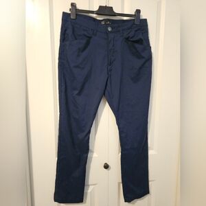 HOLLAS Pants Men's GOLF ⛳️ Activewear Navy Pants Sz 34W X 29L